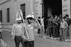 dic.1980 protesta de insumisos en Almería, foto Jordi Camí